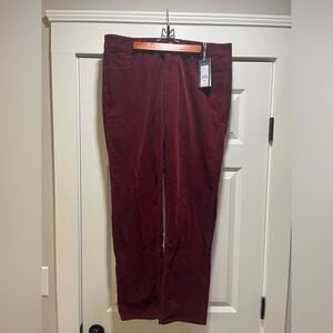 Vineyard Vines 36x32 Crimson corduroy pants